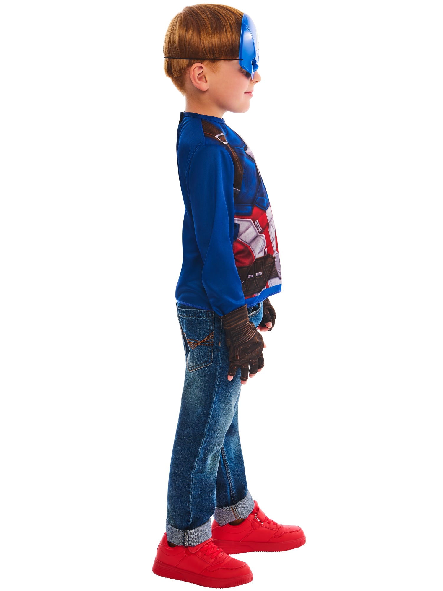 Captain America Geschenkset Kinderkostüm