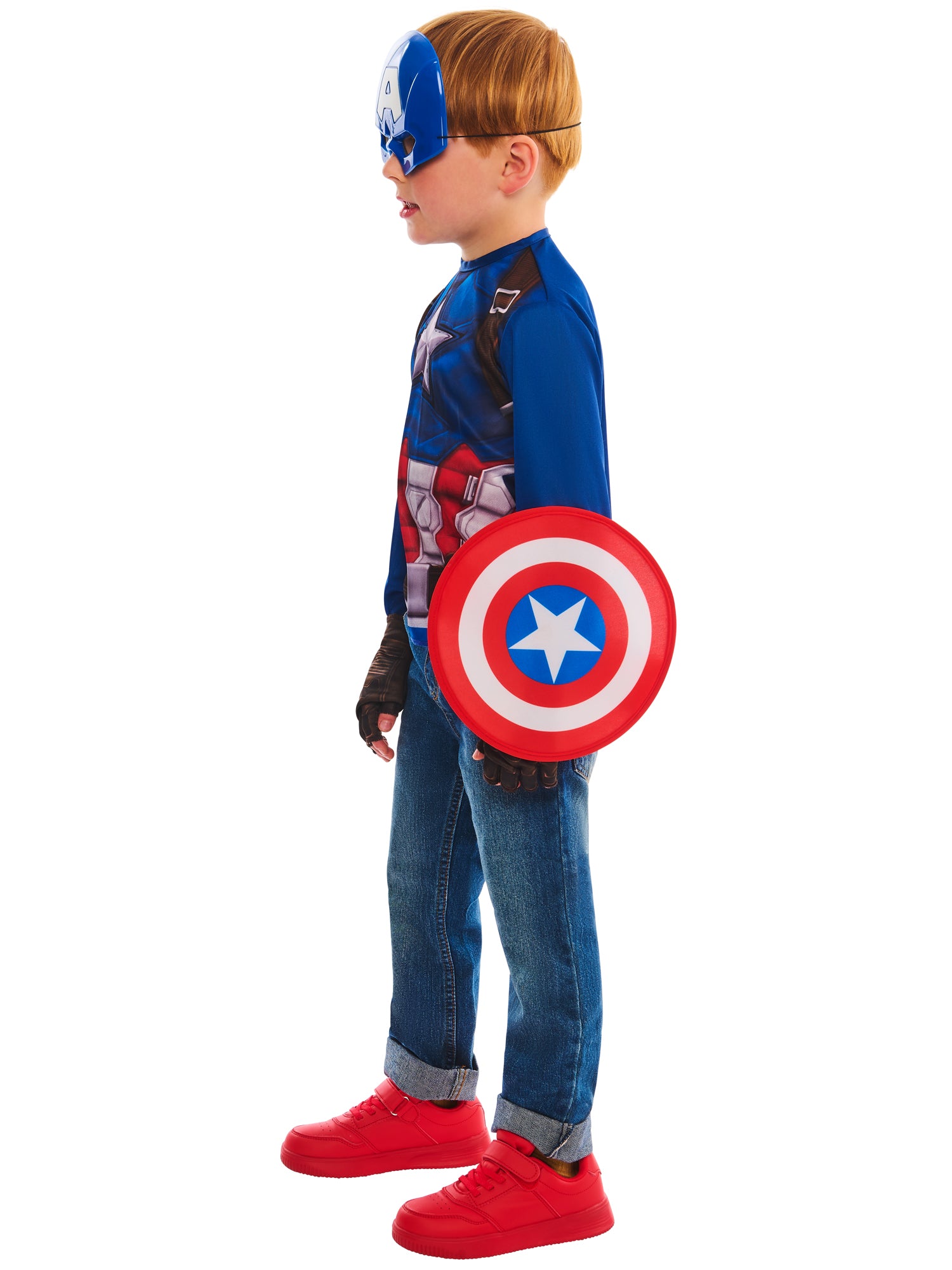 Captain America Geschenkset Kinderkostüm