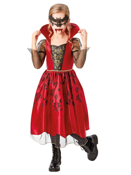 Deluxe Vampirin Kinderkostüm