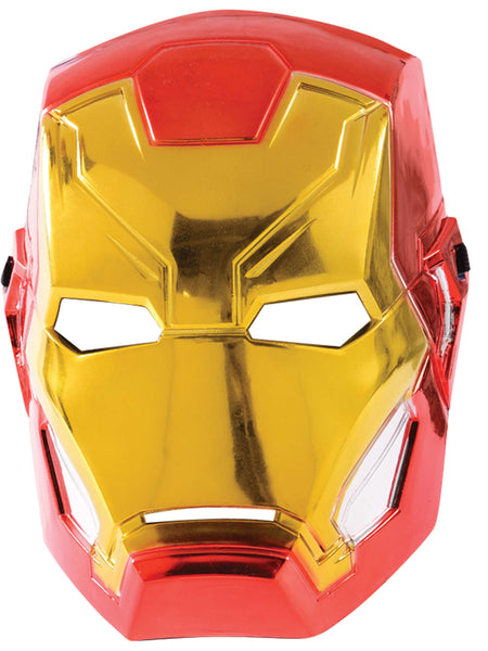 Iron Man Metallic Halb-Maske