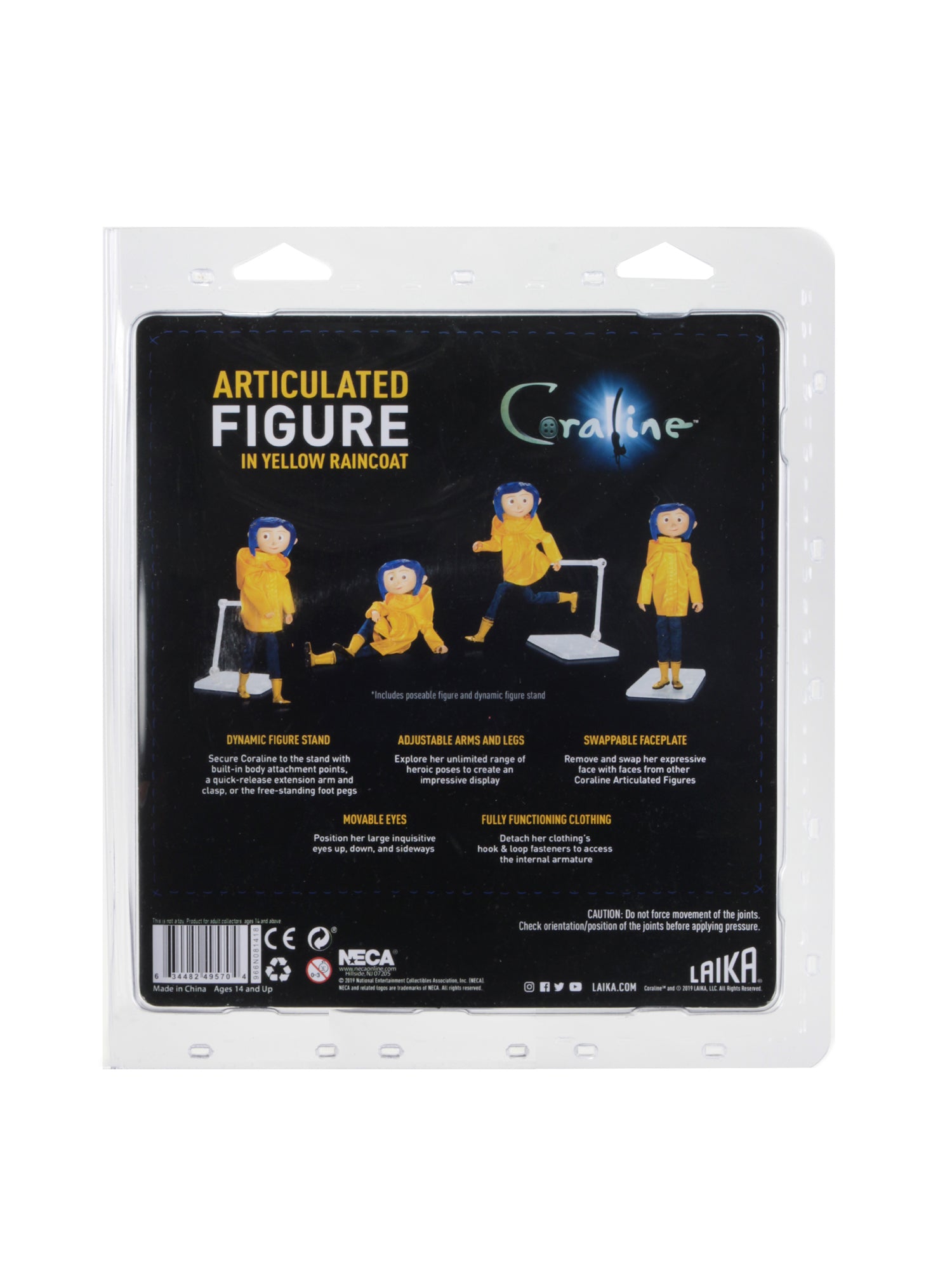 Coraline - Artikulierbare Figur - Regenmantel Coraline