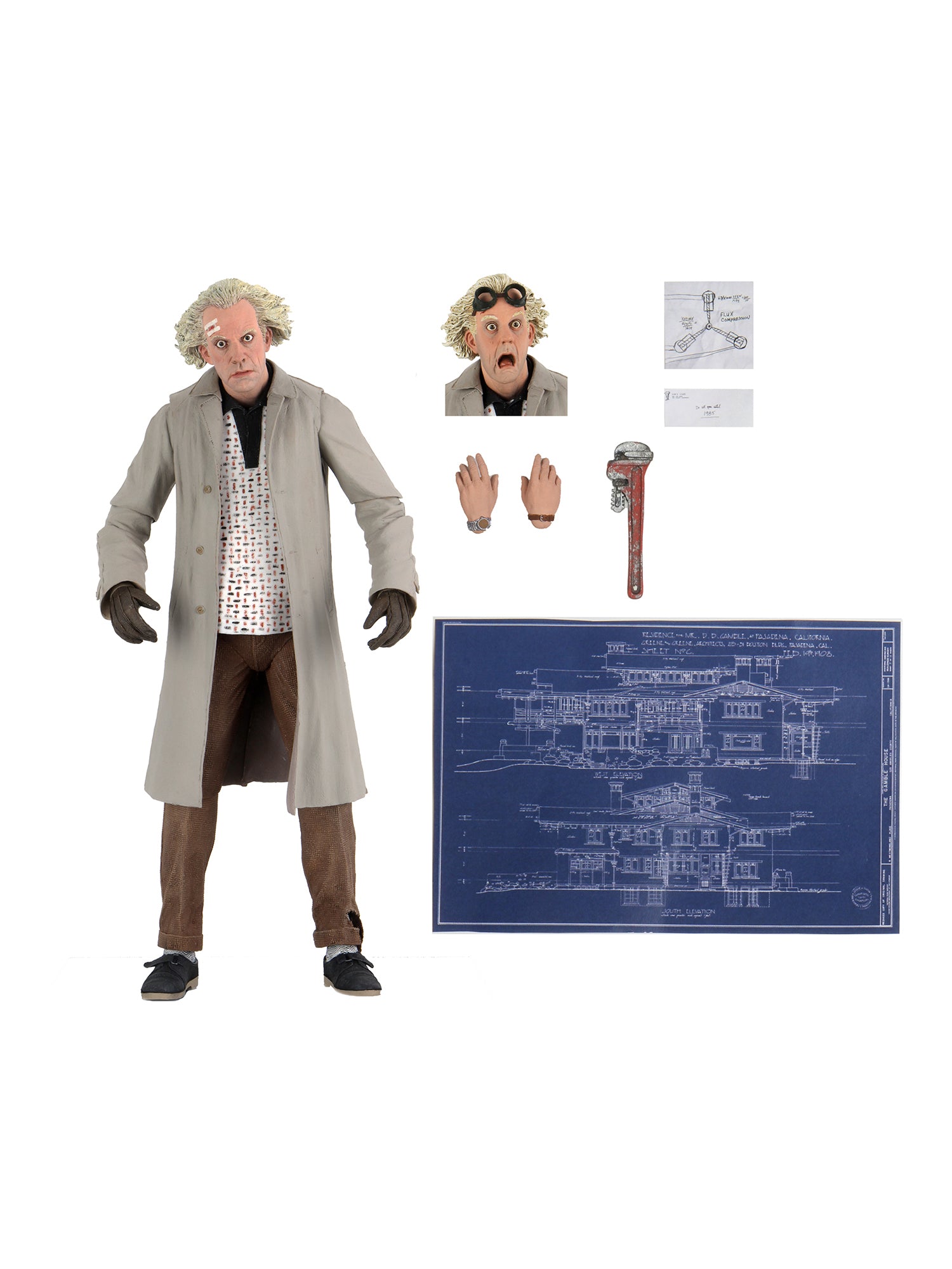 Zurück in die Zukunft - 7" Actionfigur - Ultimate Doc Brown