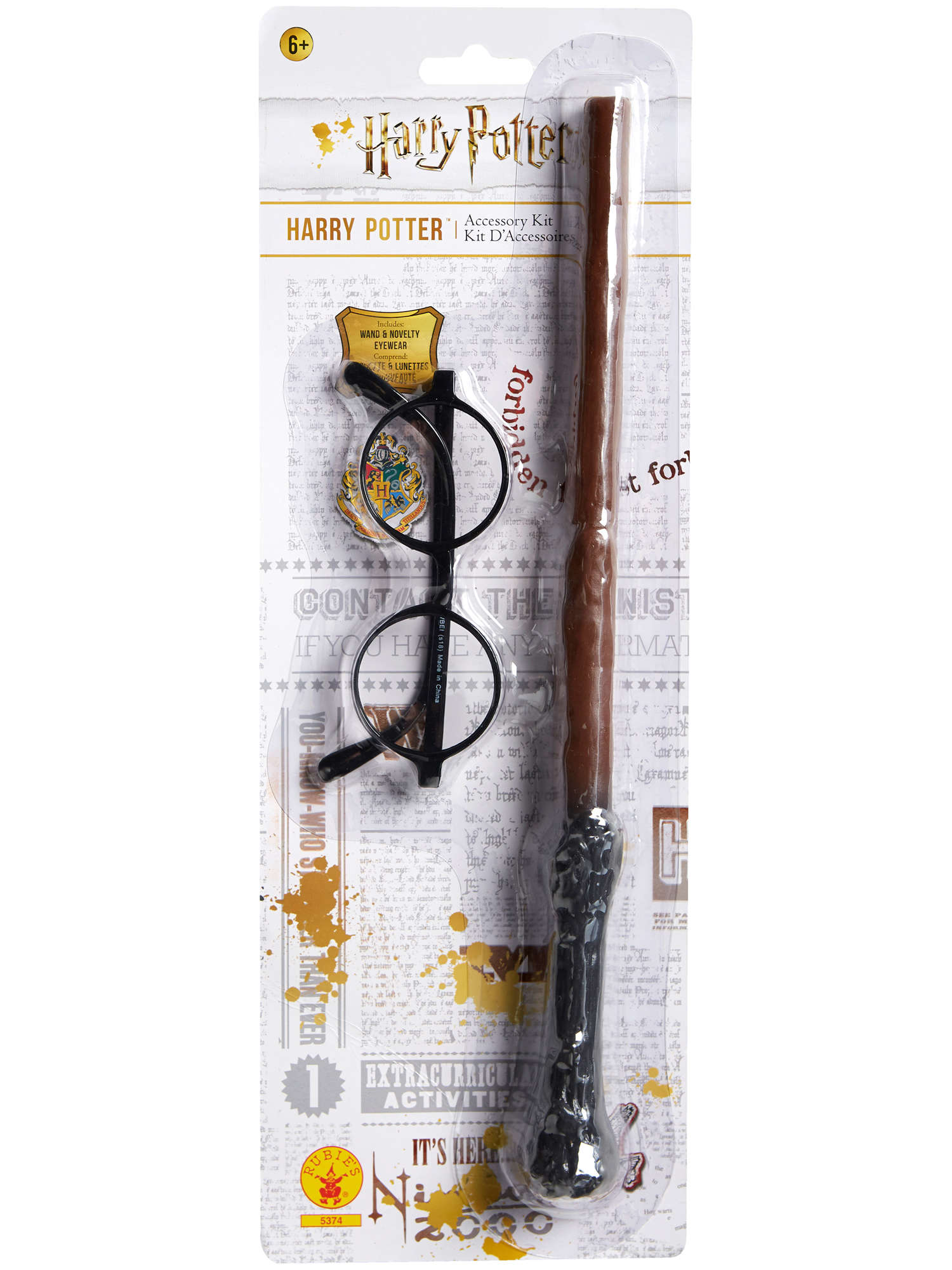 Harry Potter Zauberstab Und Brille Zubehör Set