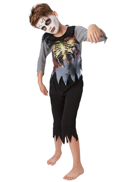 Zombie Jungen Kinderkostüm