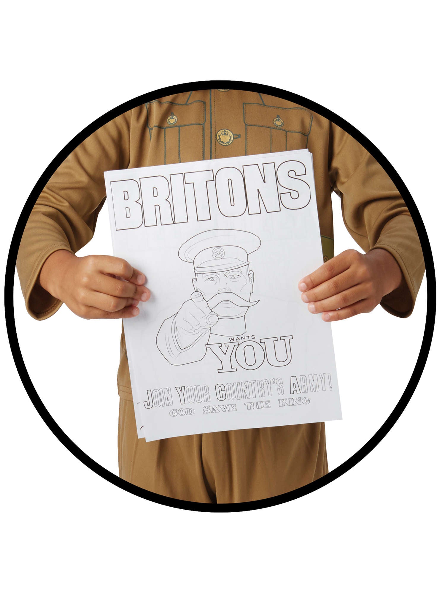 WW1 SOLDAT Kinder-kostüm