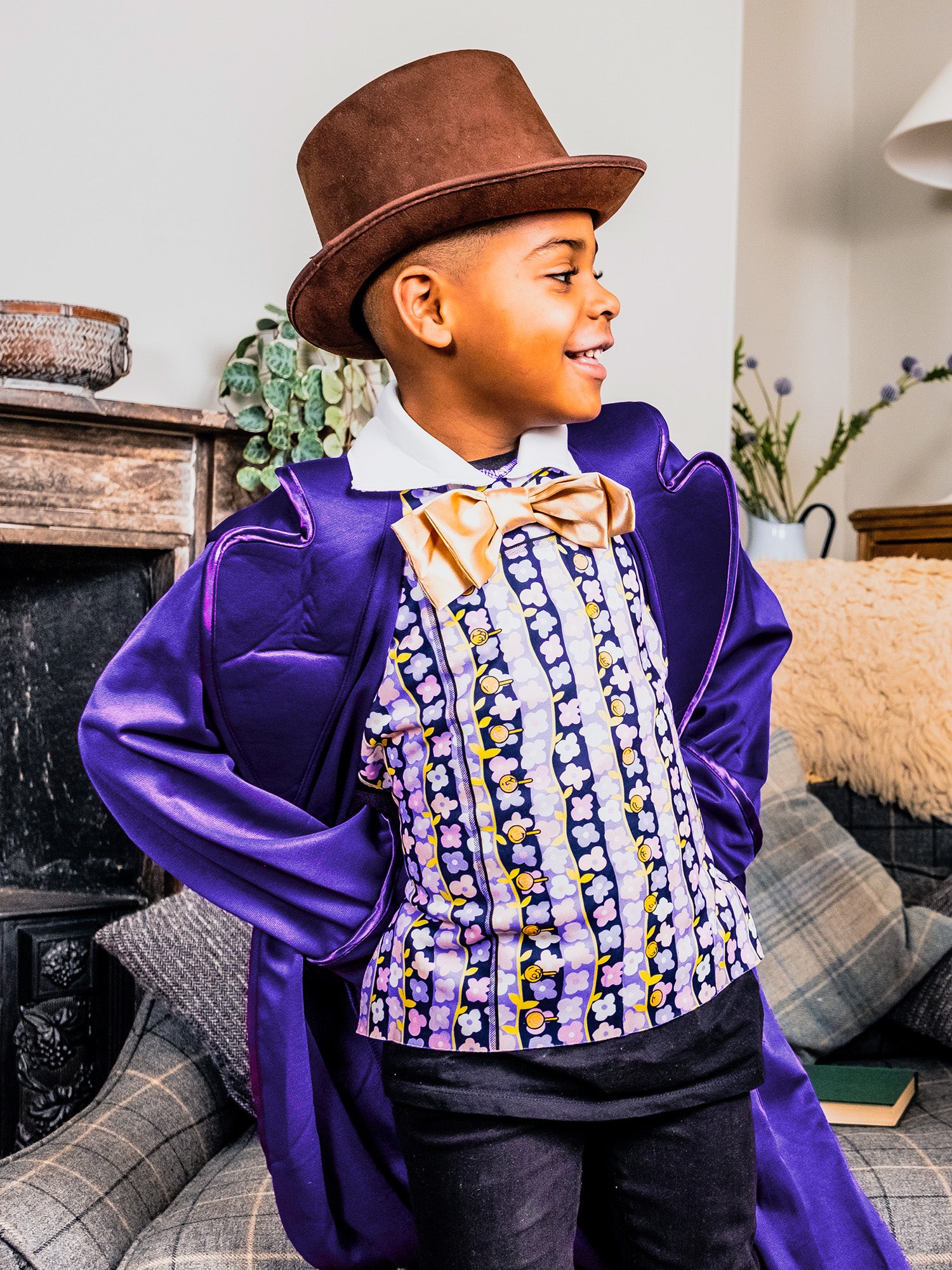 Willy Wonka Hut und Kostüm