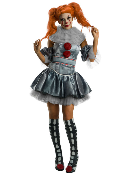 Deluxe Weiblich Pennywise Kostüm