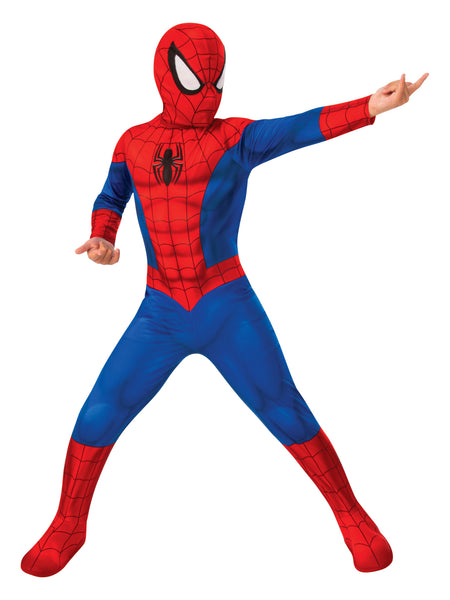 Spider-Man Erwachsene Kostüm Mit Stiefelabdeckungen