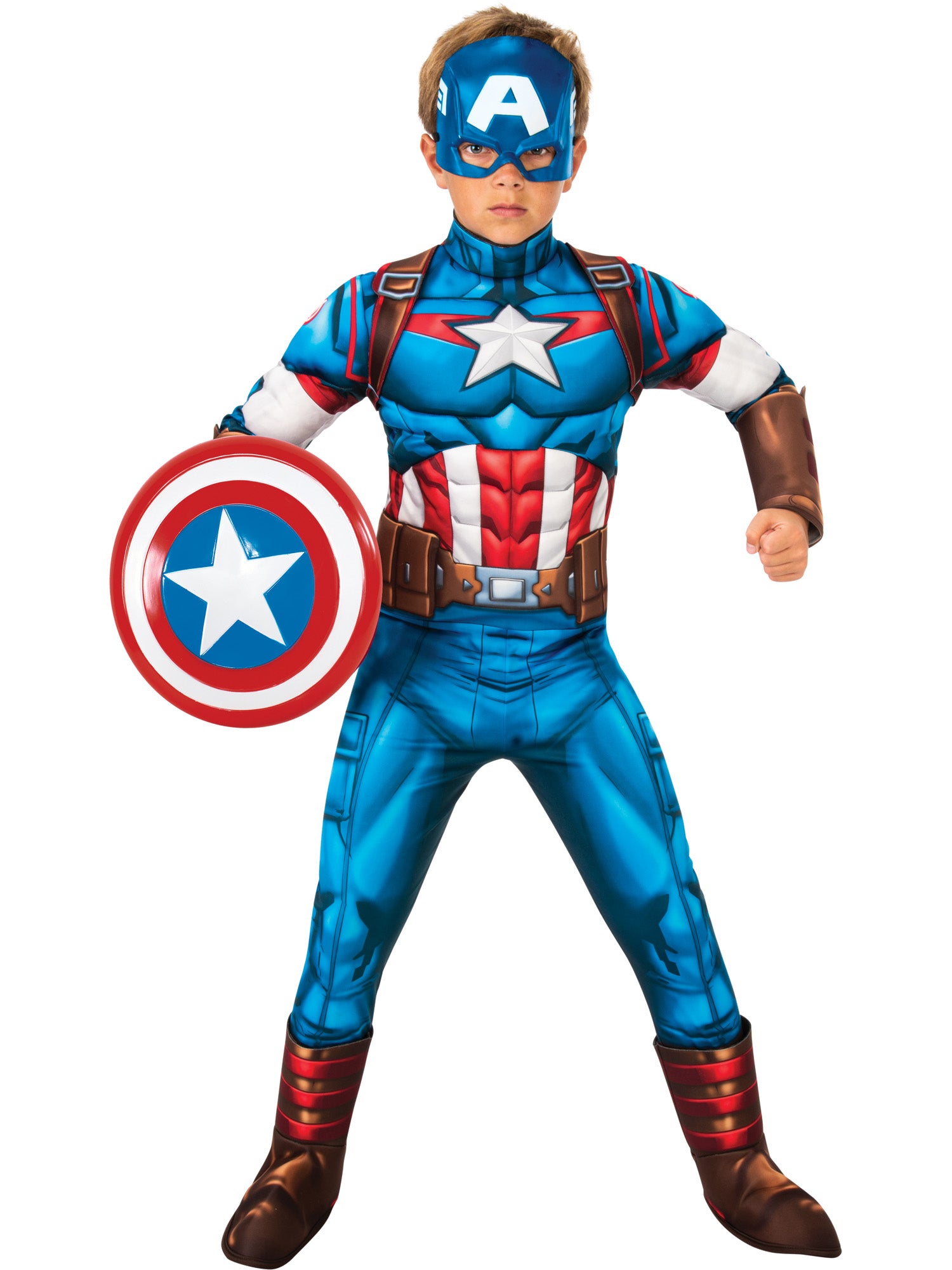 Deluxe Captain America Kinderkostüm