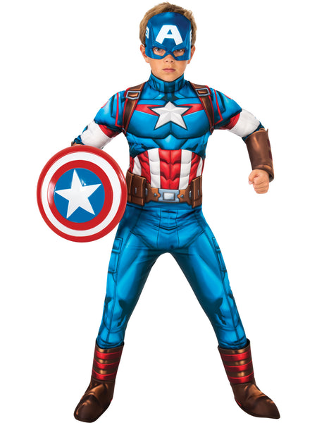 Deluxe Captain America Kinderkostüm