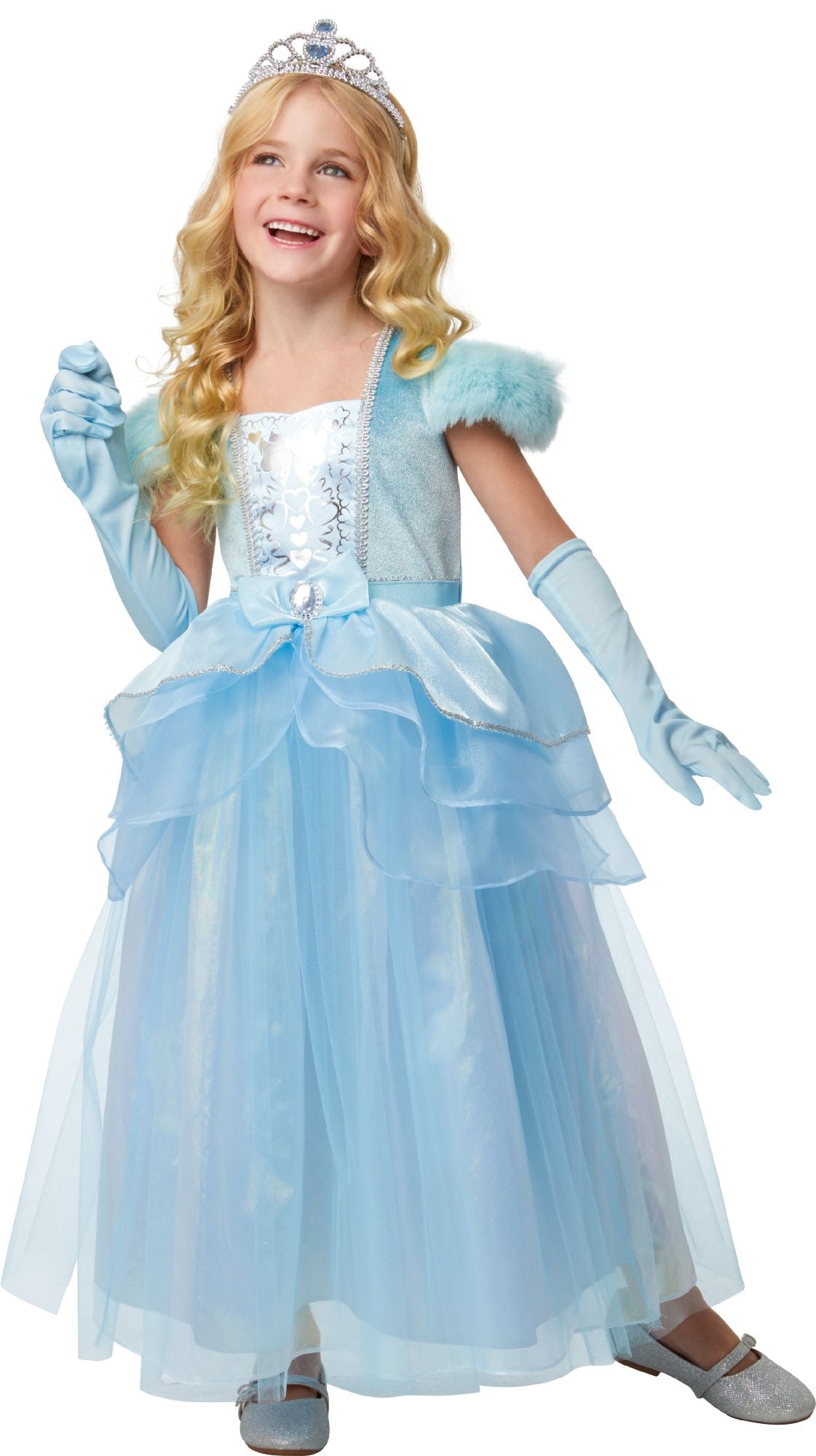 Blauer Prinzessin Kleid Kinderkostüm