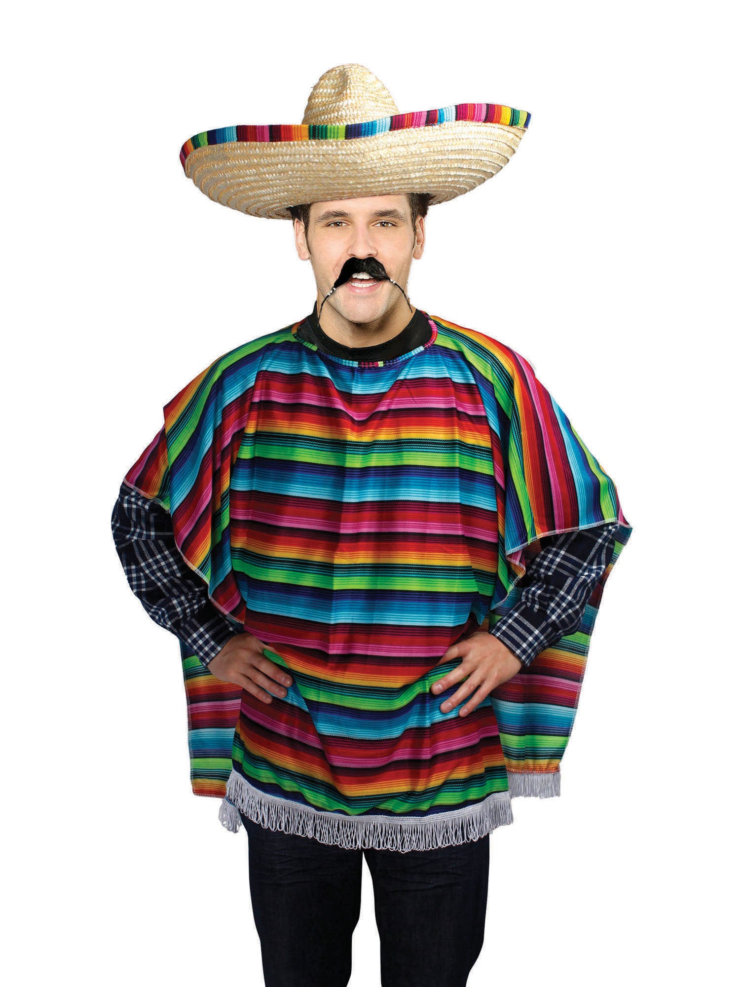 Erwachsenen Mexikanischer Poncho