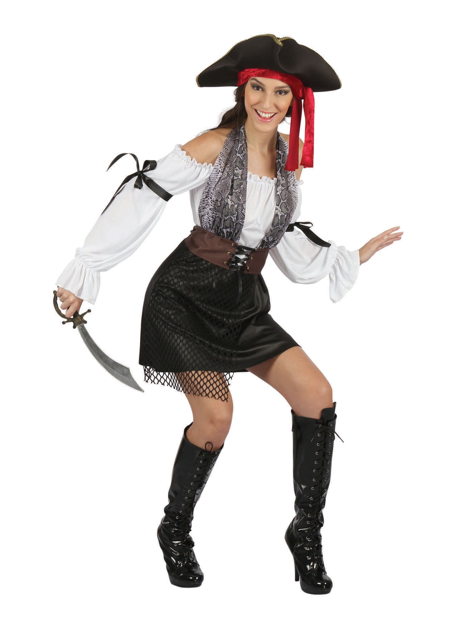 Erwachsenes Piraten-Damenkostüm