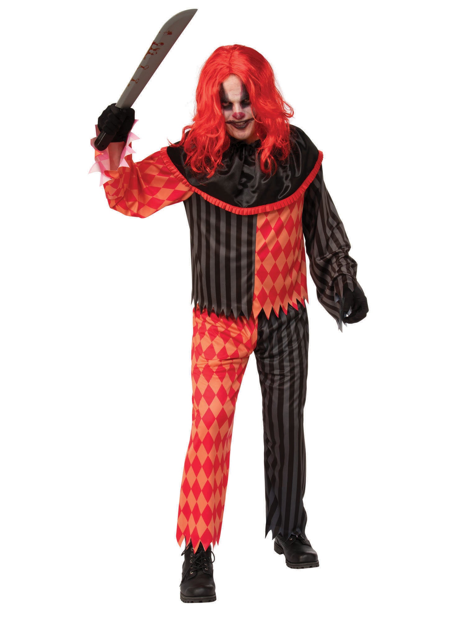 Erwachsenes Viertelschnitt Clown Kostüm