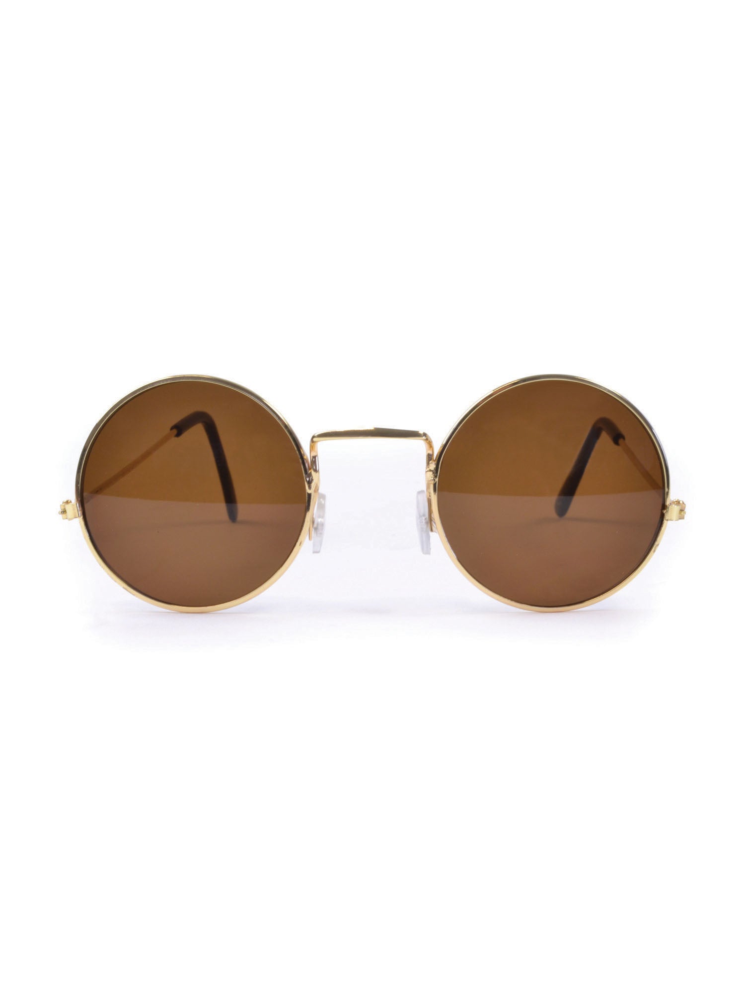 Braune Sonnenbrille im 60er Jahre Stil als Kostümzubehör