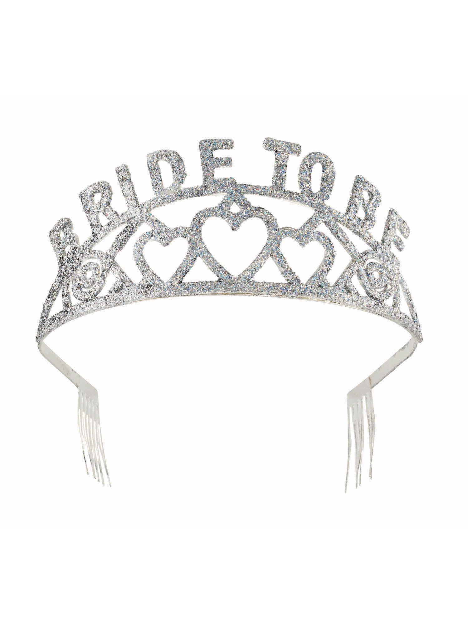 Braut zu sein Glitzer Tiara Kostümzubehör