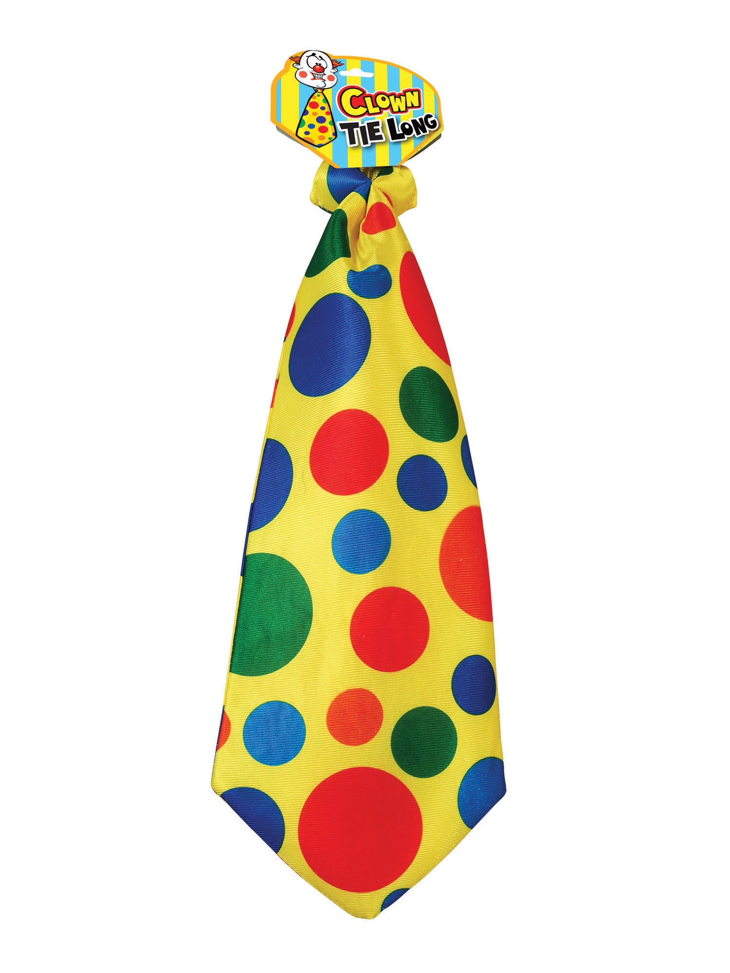 Clown Krawatte als Kostümzubehör