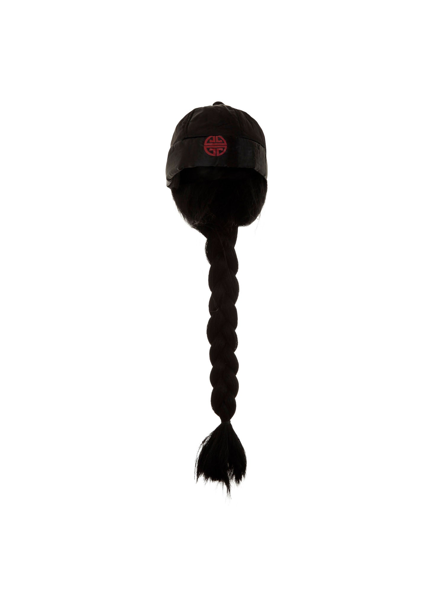 Chinesischer Hut Mit Zopf