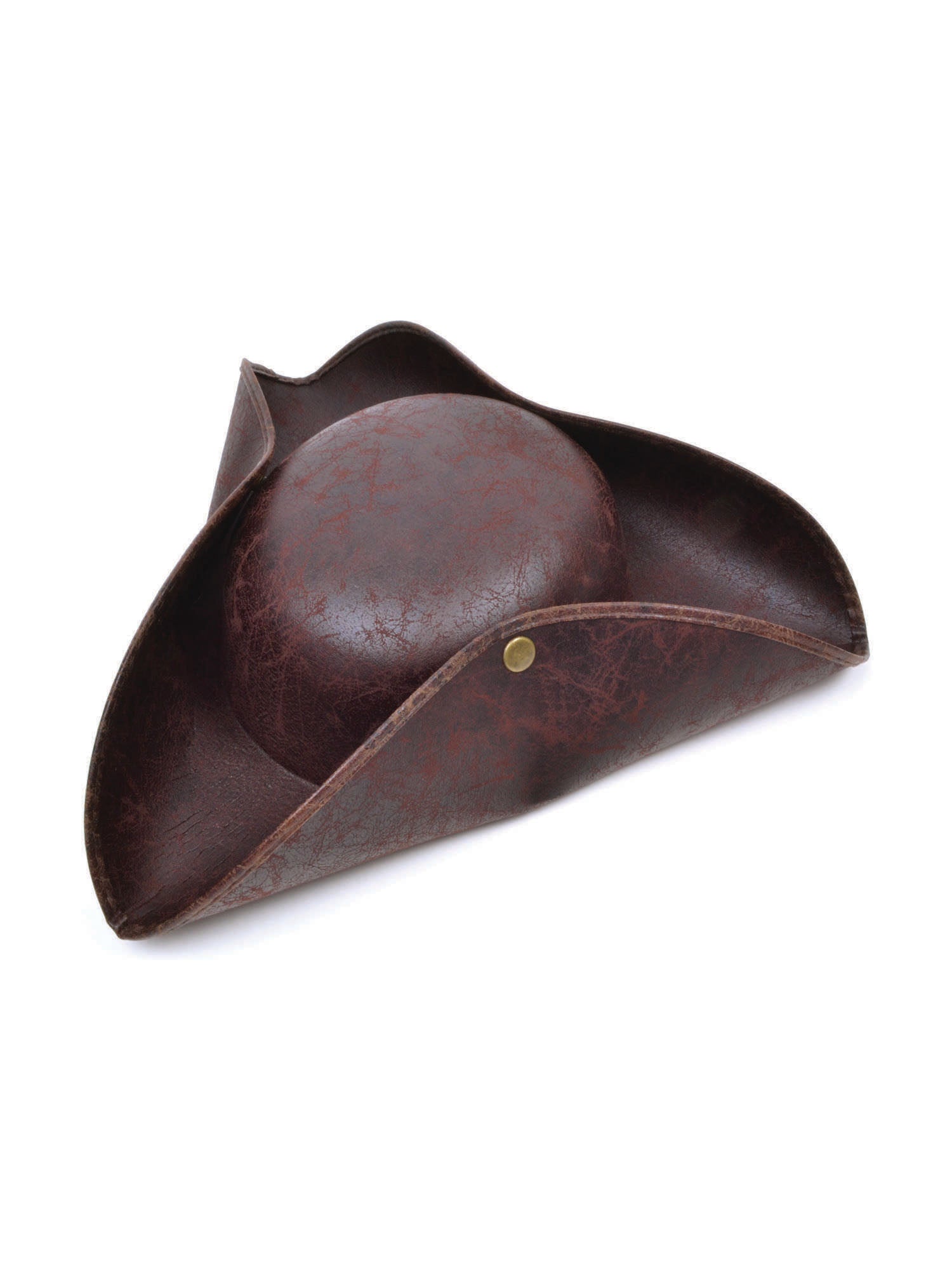 Brauner antiker Tricorn-Hut
