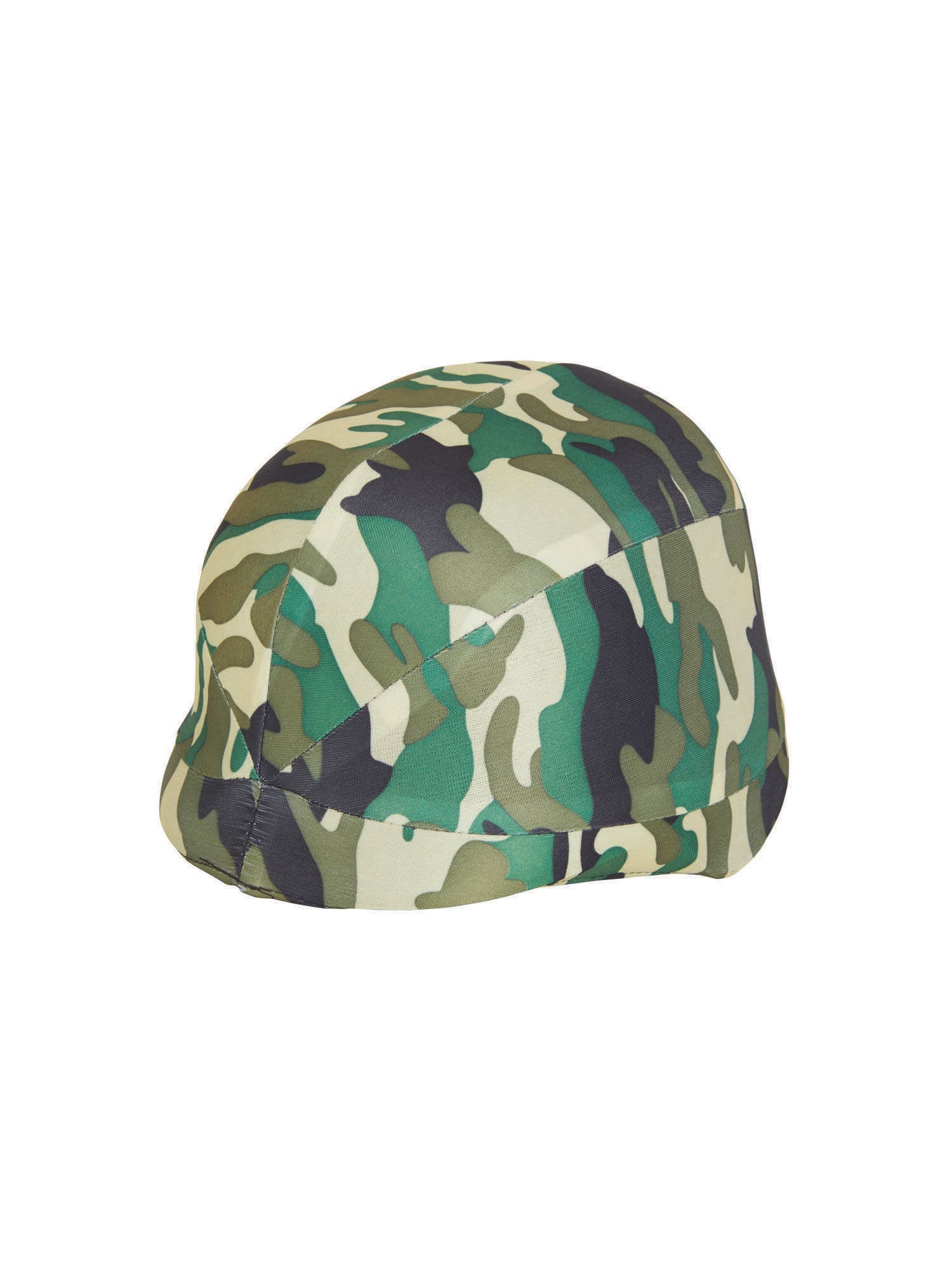 Armeehelm Mit Camouflage-Stoffbezug