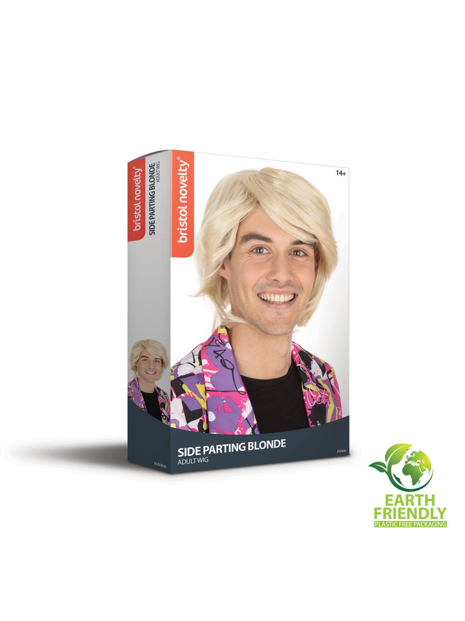 Blonde Seitenscheitel Perücke