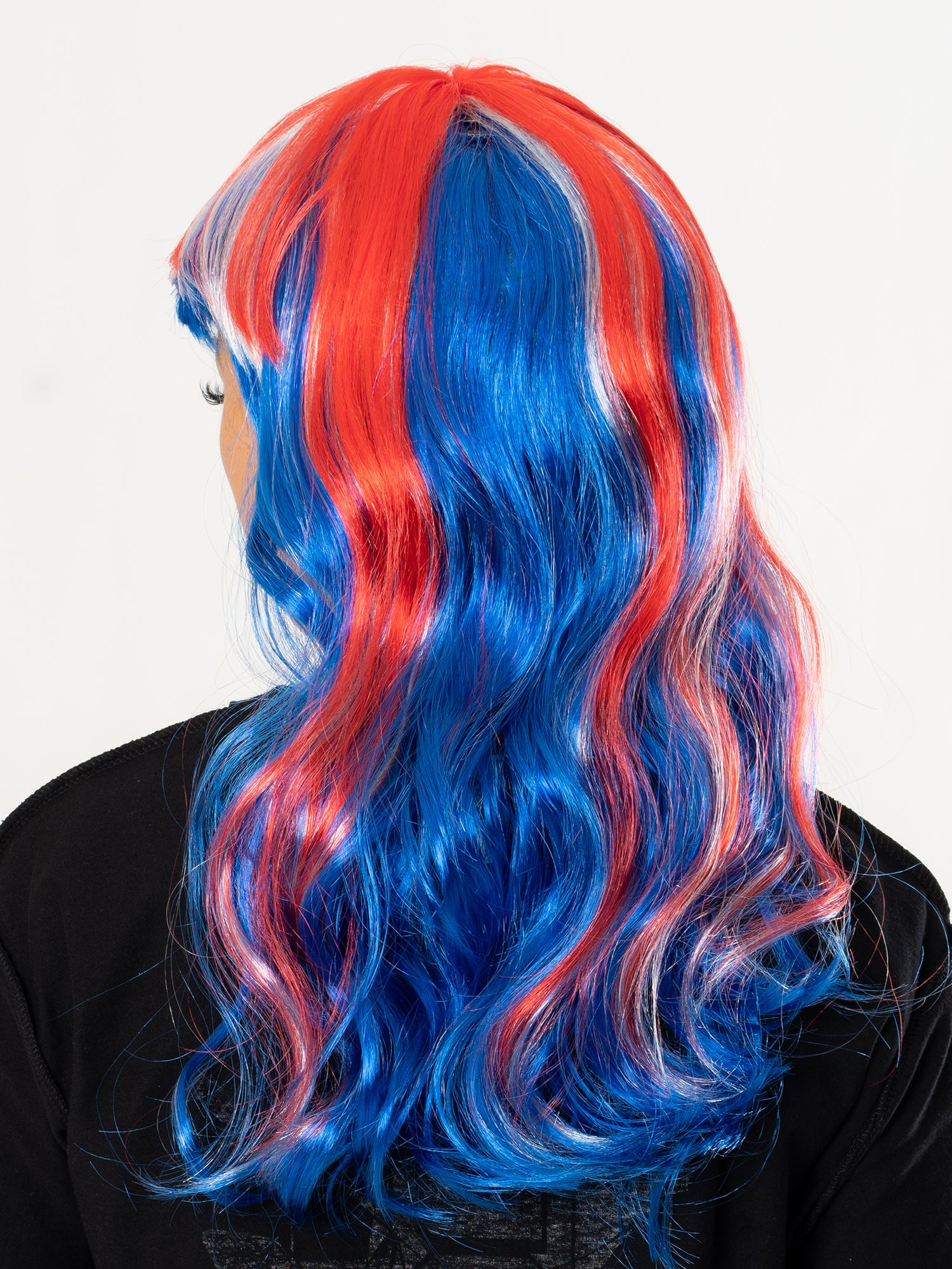 Union Jack Langhaarperücke