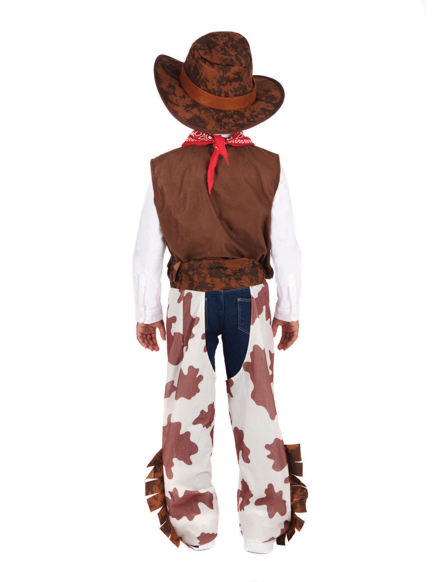 Kinder Kuhfell Cowboy-Kostüm