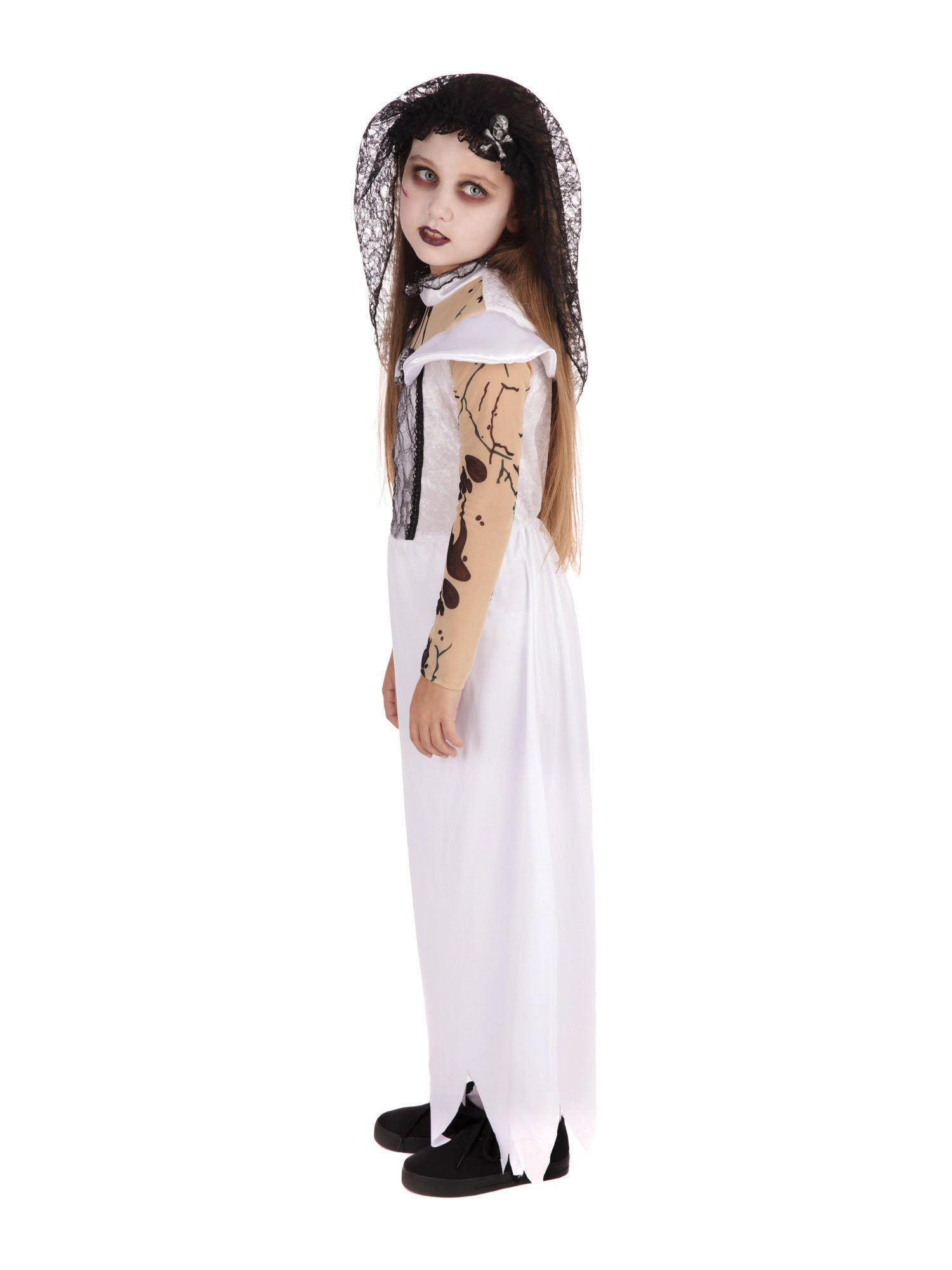 Kinder Zombie Braut Kostüm