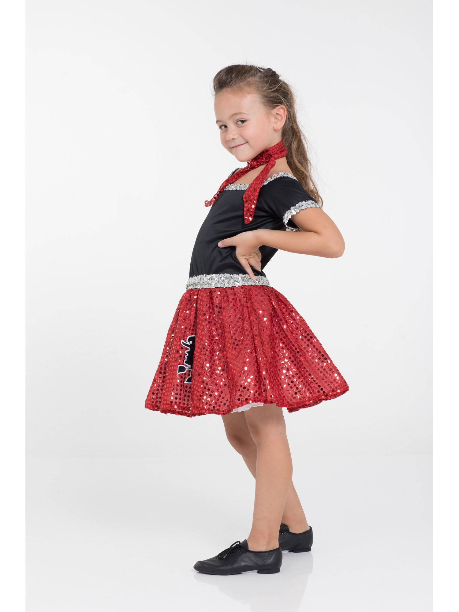 Kinder Rock 'N' Roll Paillettenkleid