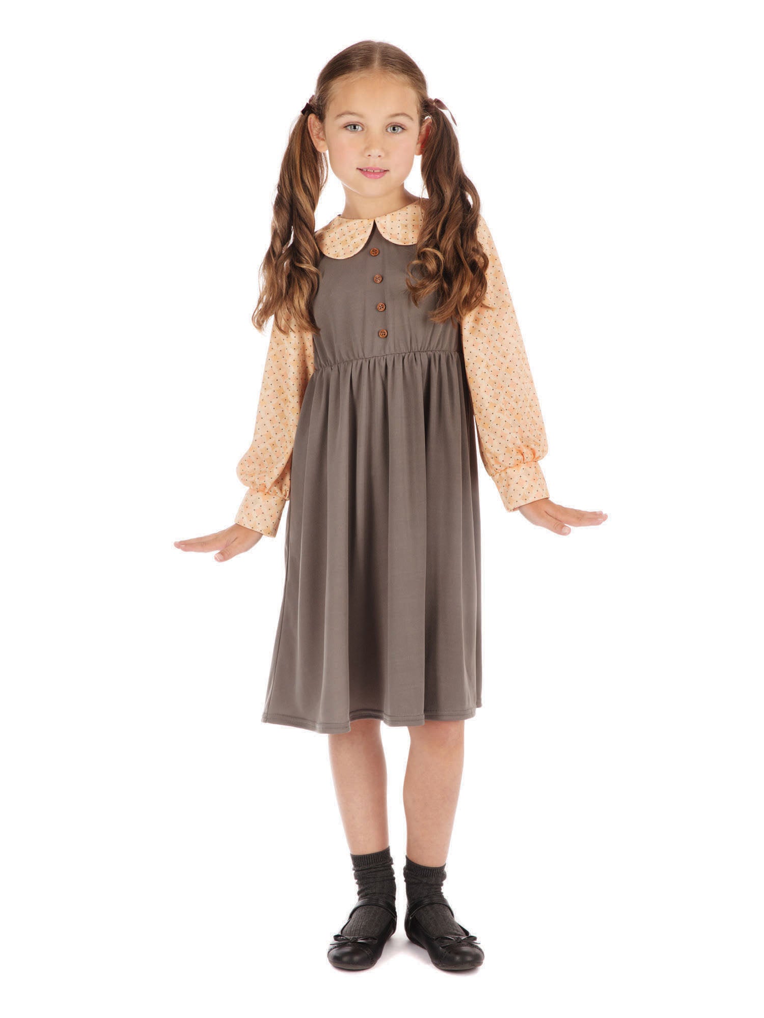 Kinder viktorianisches Schulmädchen-Kostüm