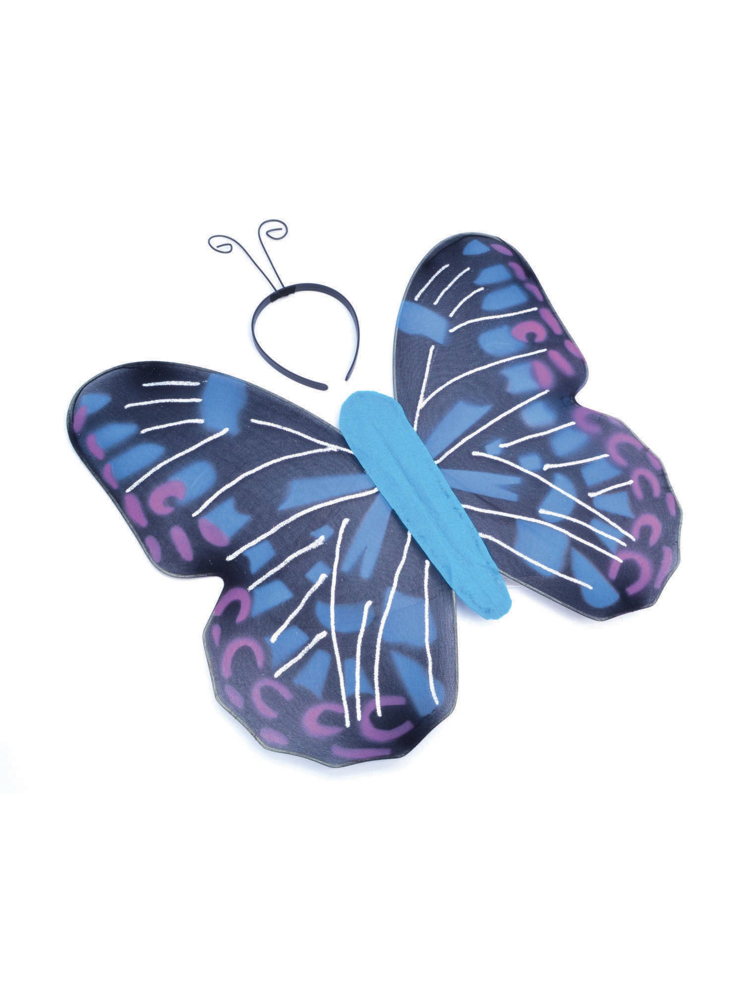 Blauer Schmetterling Verkleidungsset