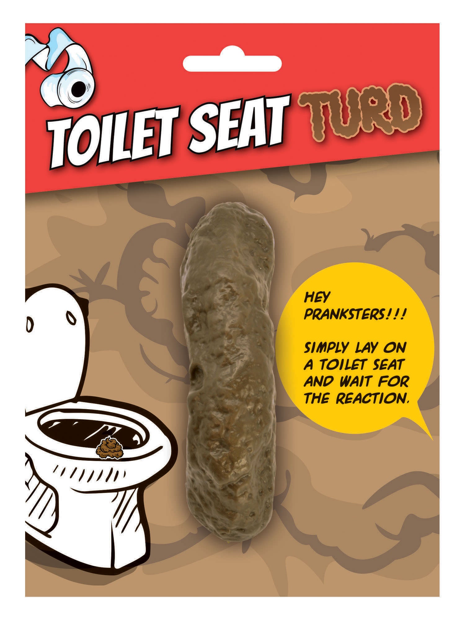 Toilet-Sitz Kacke Witz