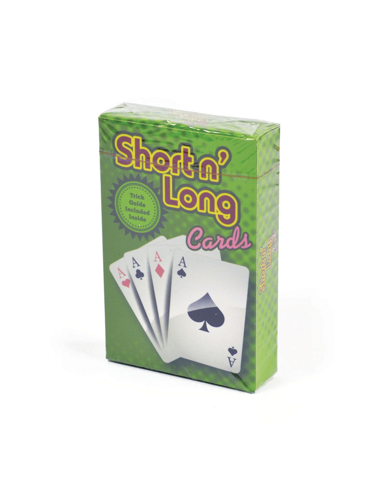 Svengali Trick Cards 'Short N' Long' translates to "Svengali Trickkarten 'Short N' Long'" in German.