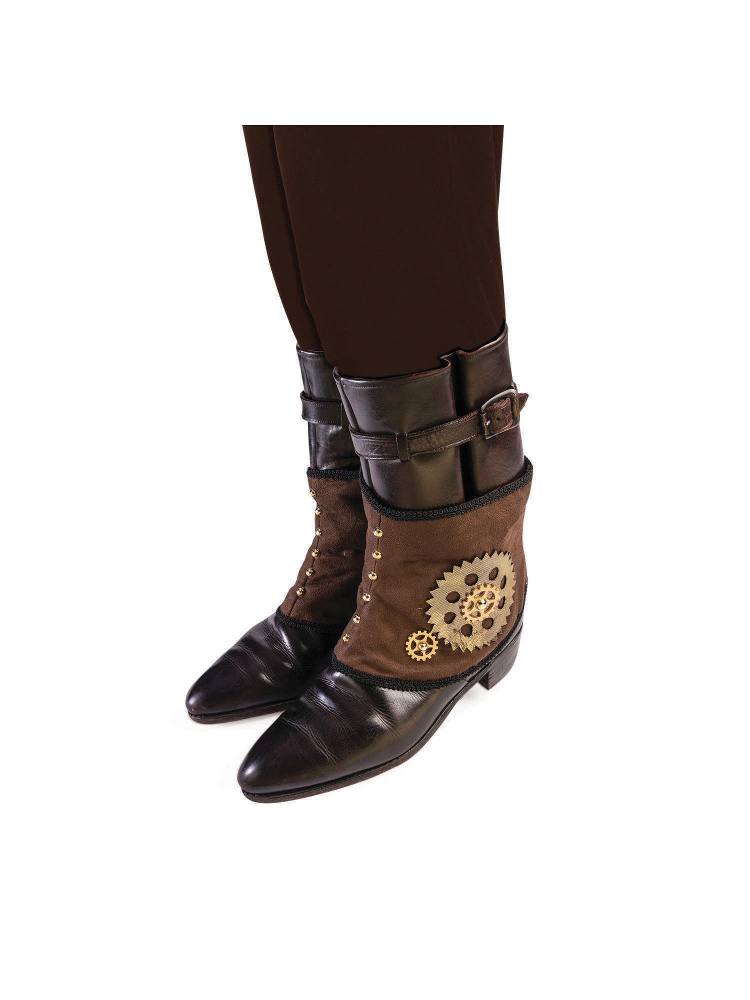 Steampunk Gamaschen Kostüm Accessoire