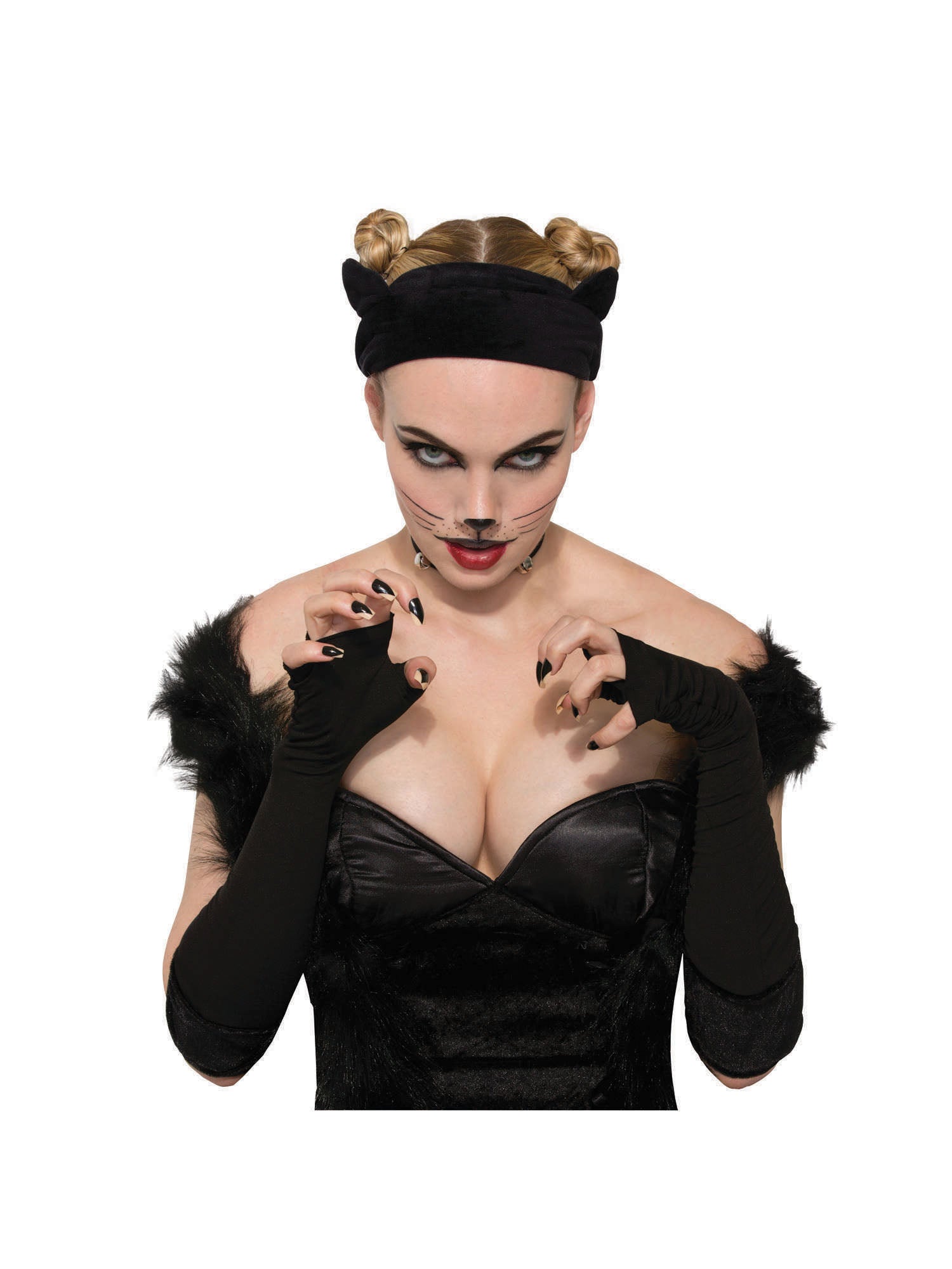 Katzenohren auf Samtband