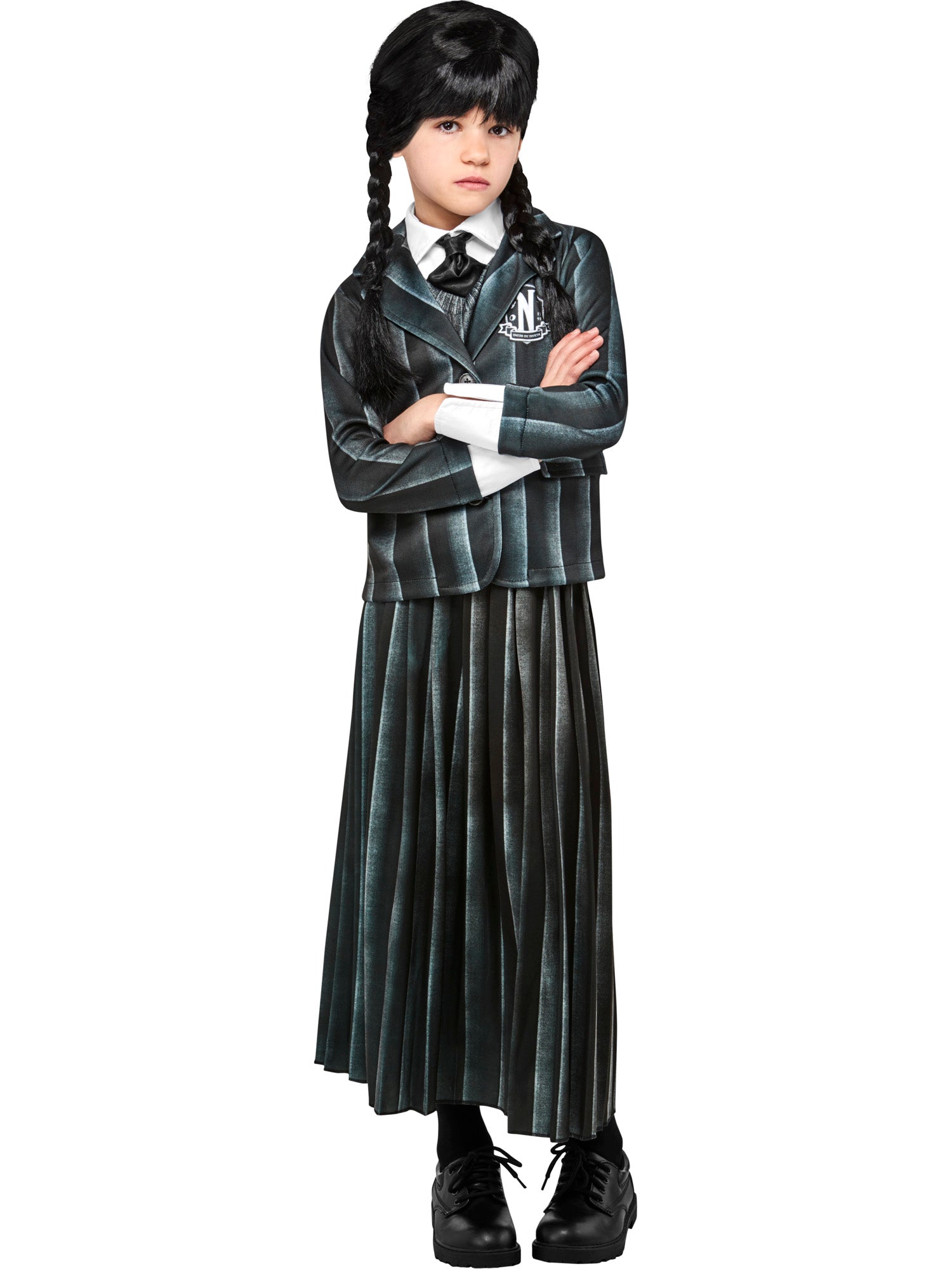 Wednesday Addams  Schuluniform Kinder-Kostüm