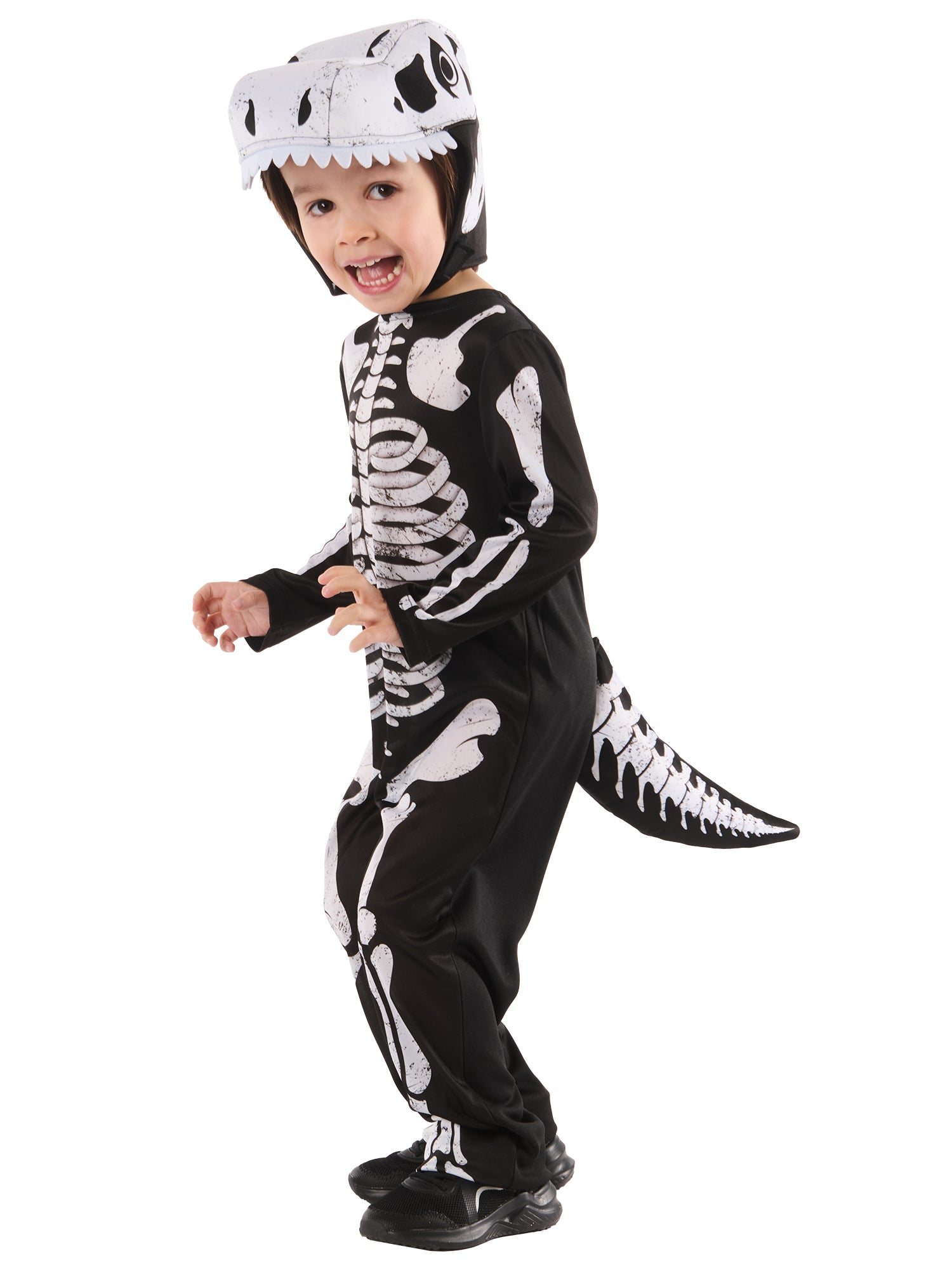 Skelett Dinosaurier Kleinkindkostüm