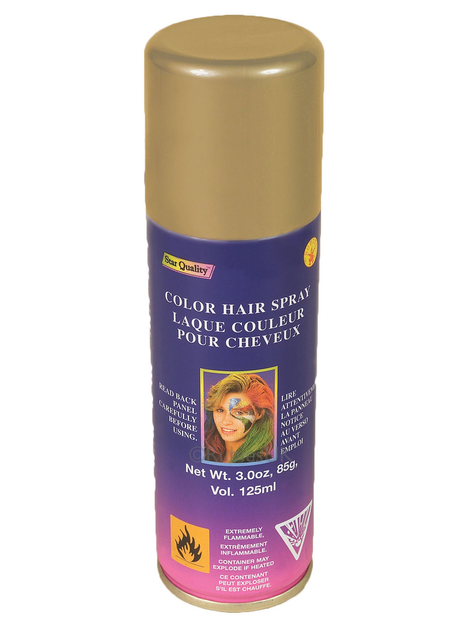 Silbernes Haarspray (Kostümzubehör)