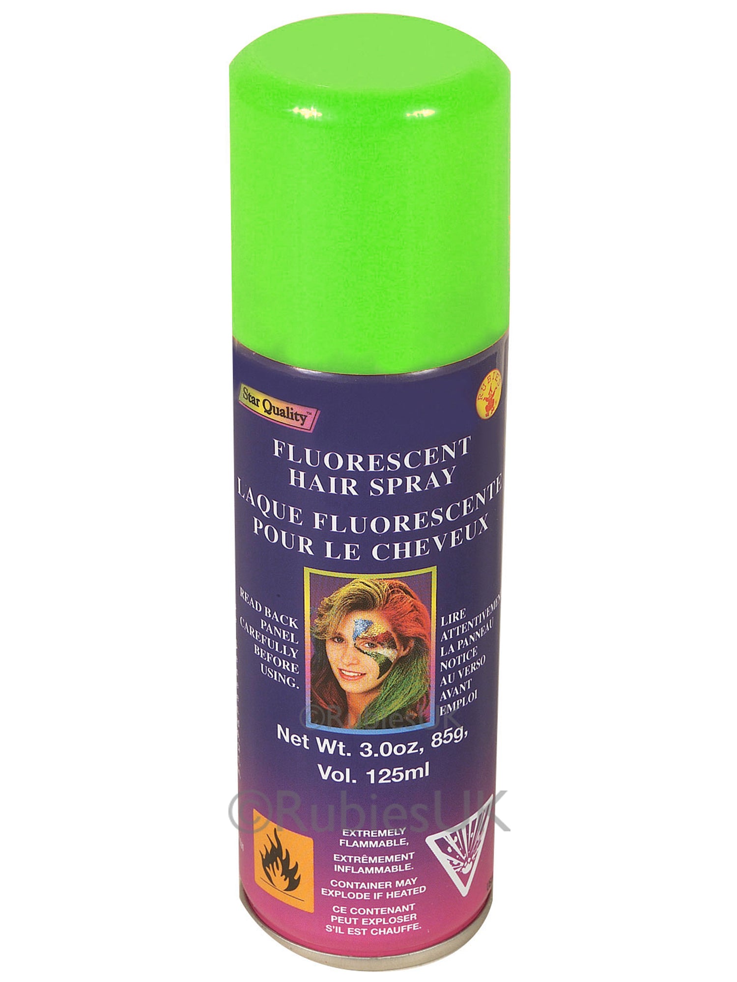 Grünes Fluoreszierendes Haarspray (Kostümzubehör)