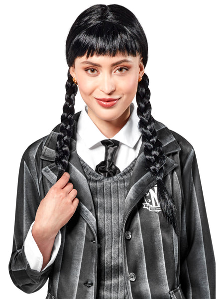 Wednesday Addams Erwachsene perücke