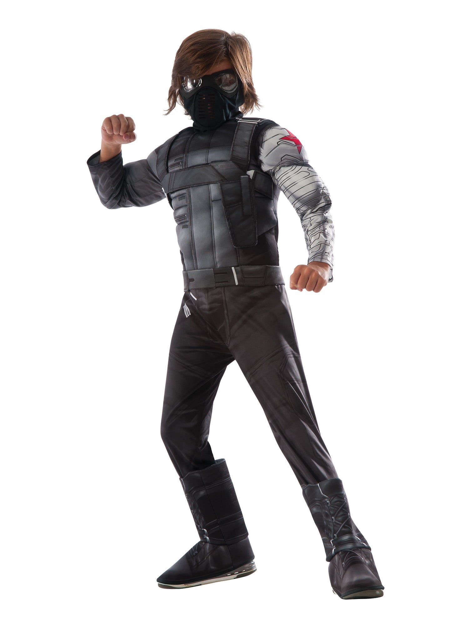 Deluxe Muskel Brust Winter Soldier Kostüm