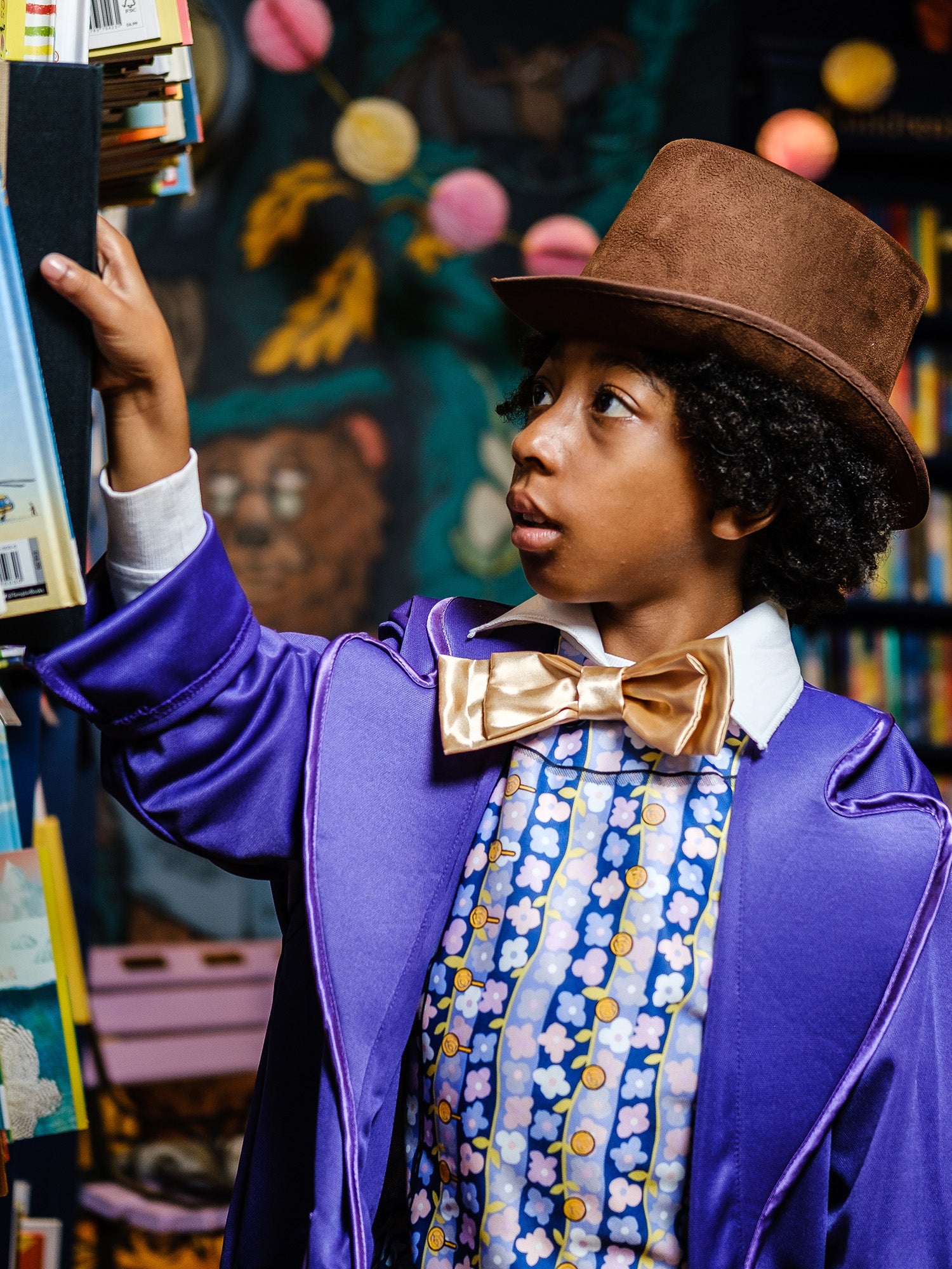 Willy Wonka Hut und Kostüm