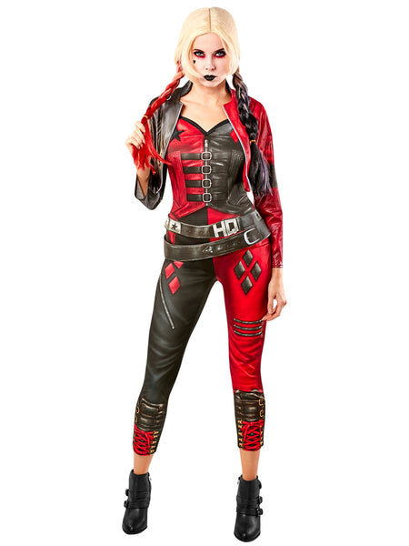 Sq2-Harley Quinn Damen Kostum