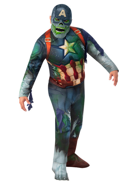 Marvel Captain America Zombie Erwachsene Kostüm