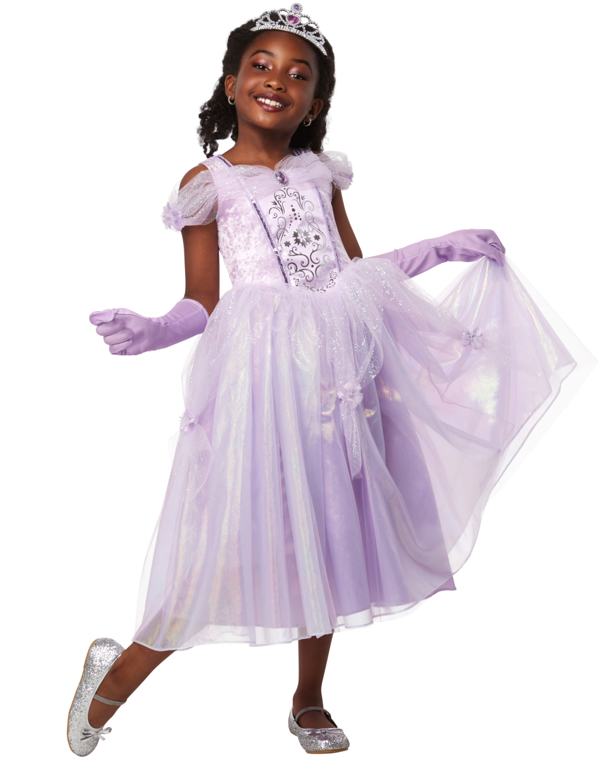 Lavendel Prinzessin Kleid Kinderkostüm
