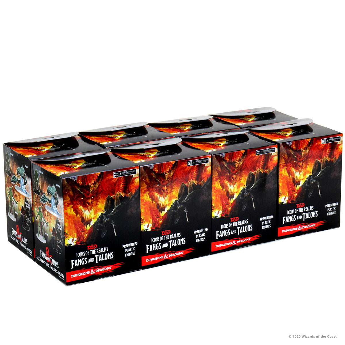 D&D Icons Of The Realms: Fangs And Talons 8 Ct. Booster Brick (Set 15)