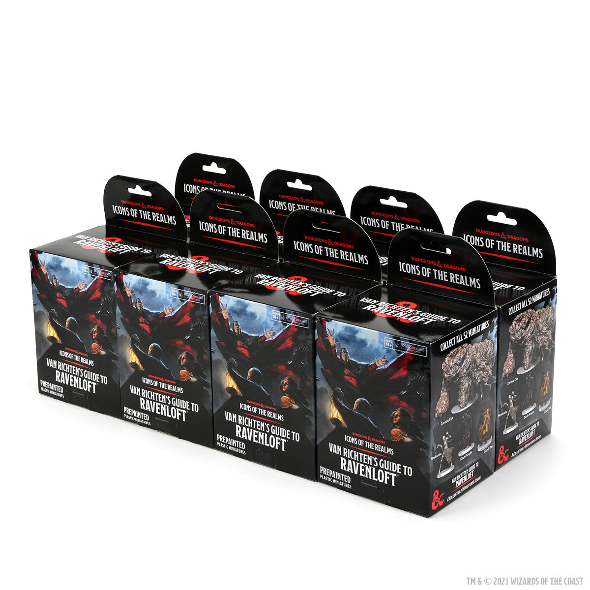 D&D Icons Of The Realms: Van Richten'S Guide To Ravenloft 8 Ct. Booster Brick (Set 21)