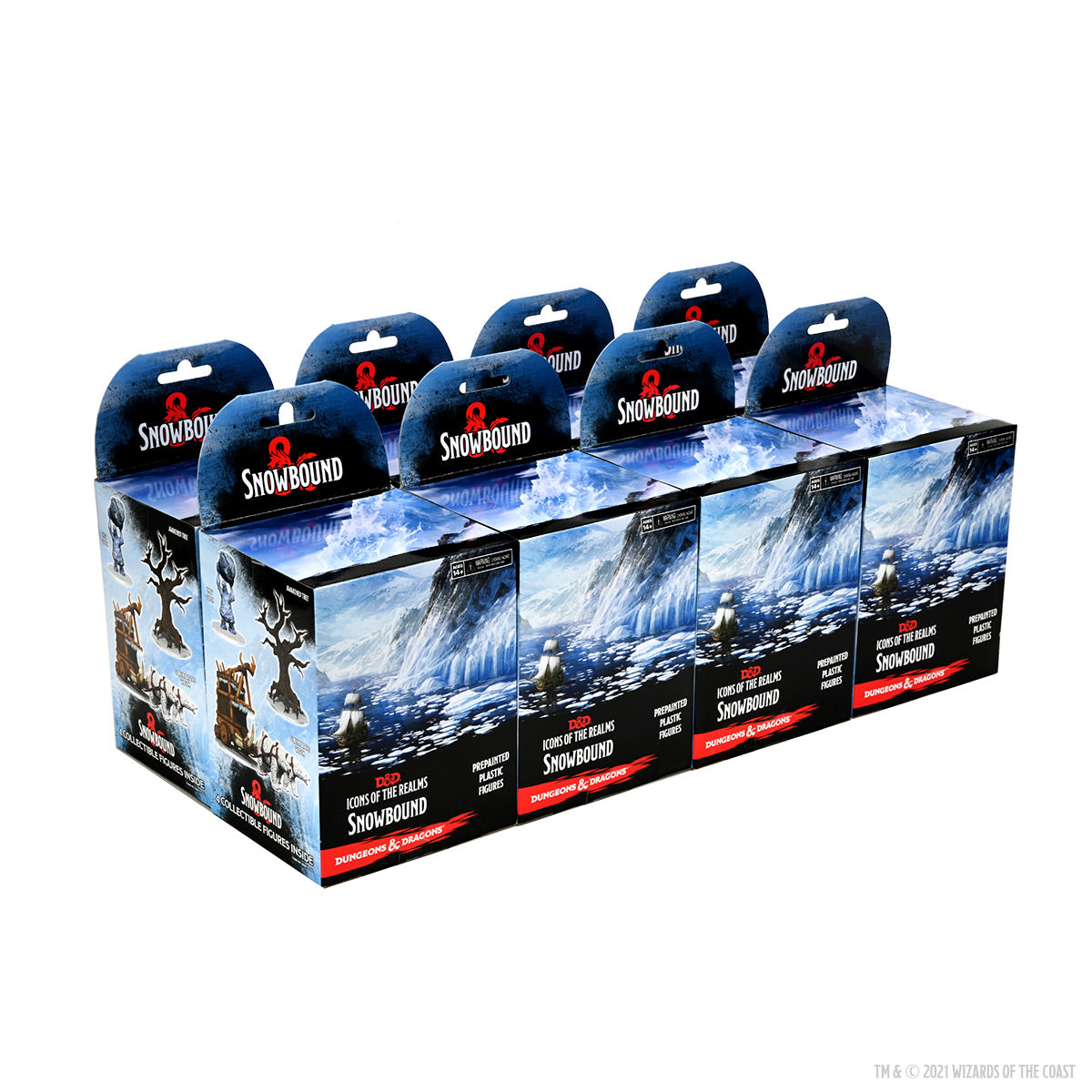 D&D Icons Of The Realms: Snowbound 8 Ct. Booster Brick (Set 19)