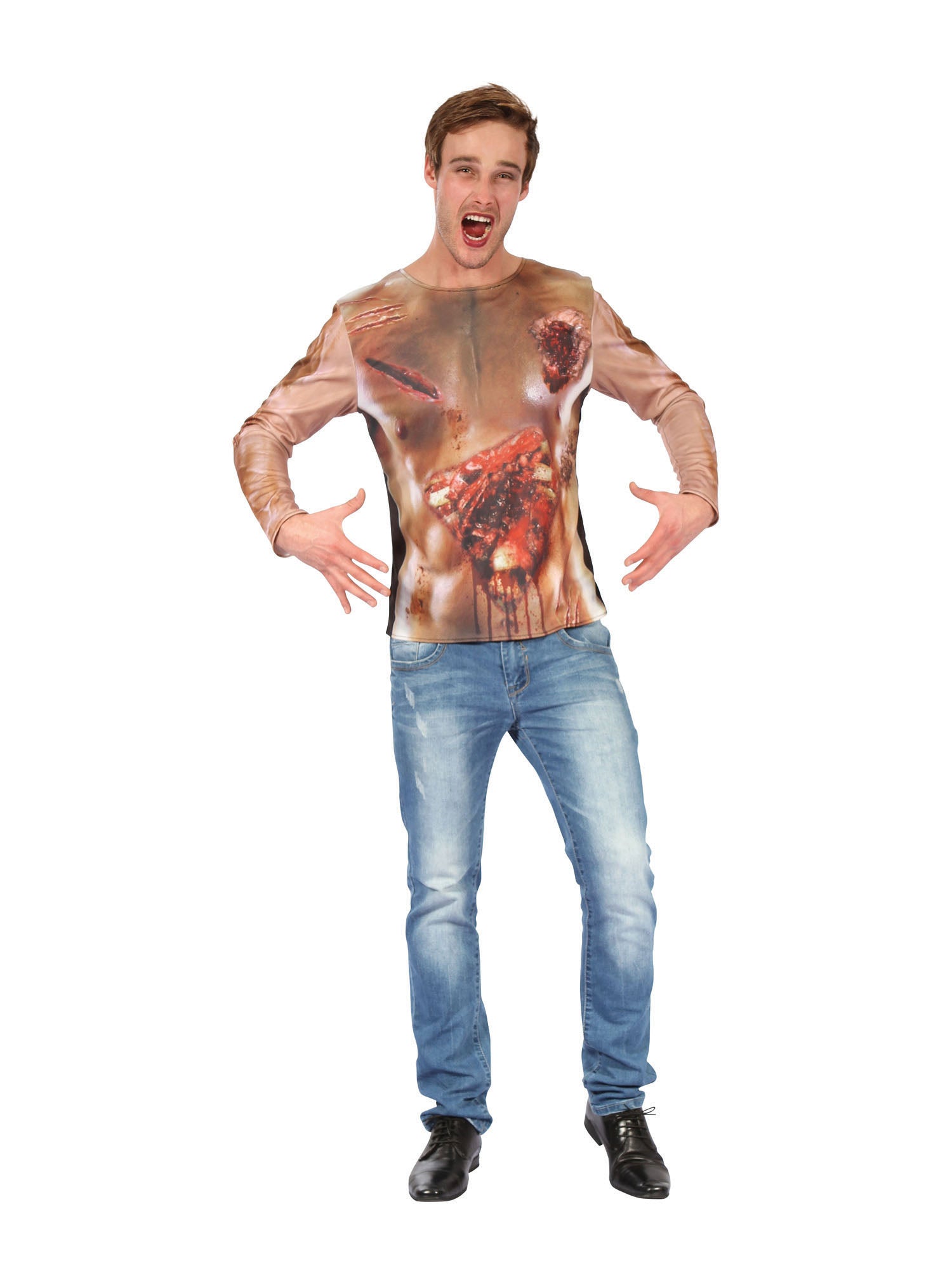 Erwachsener Zombie Mann 3D-Druck Shirt