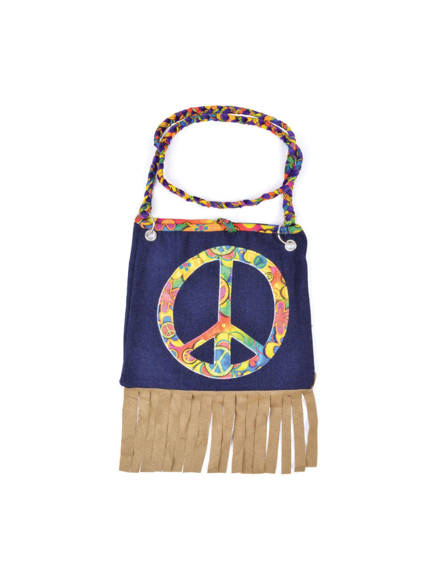 Hippie-Handtasche als Kostümzubehör